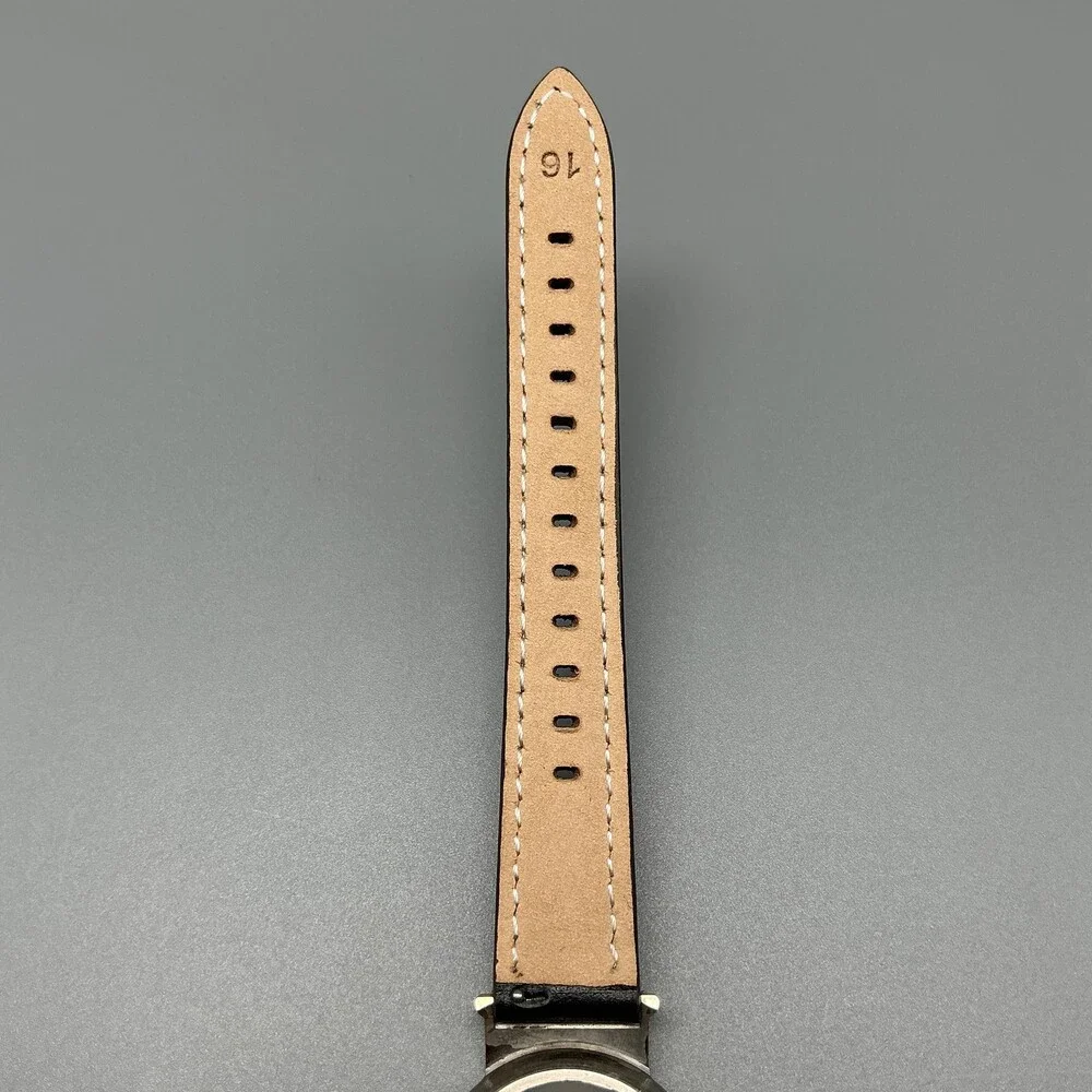 Cheval Design Studio Womens Watch 31mm Two Tone Black Leather New Battery